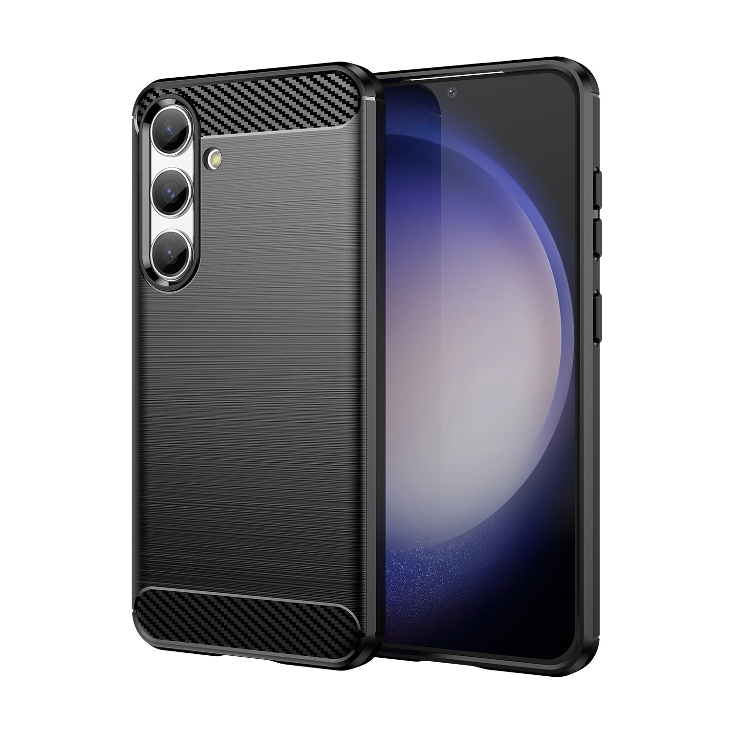 Samsung Galaxy S24 Plus Carbon Fiber Design Case Shockproof Cover