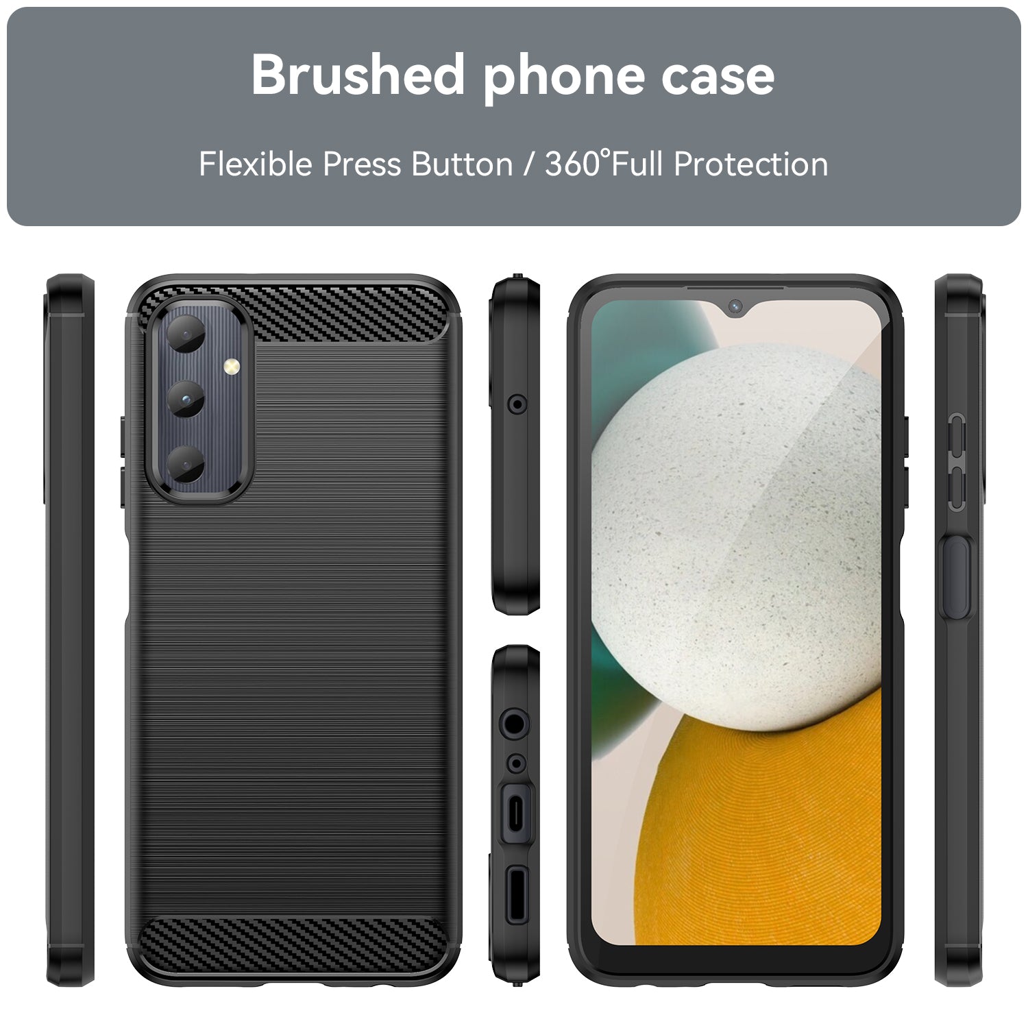 Samsung Galaxy A05s Carbon Fiber Design Case Shockproof Cover