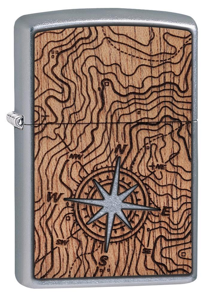 Zippo Lighter WOODCHUCK USA Compass