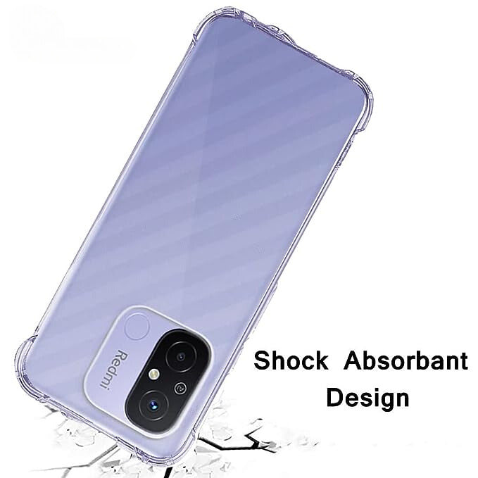 Redmi 12C Clear Shock Resistant Armor Cover