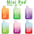 Mini Pod 1000 Puff Disposable Vape - 50mg - Pack of 2