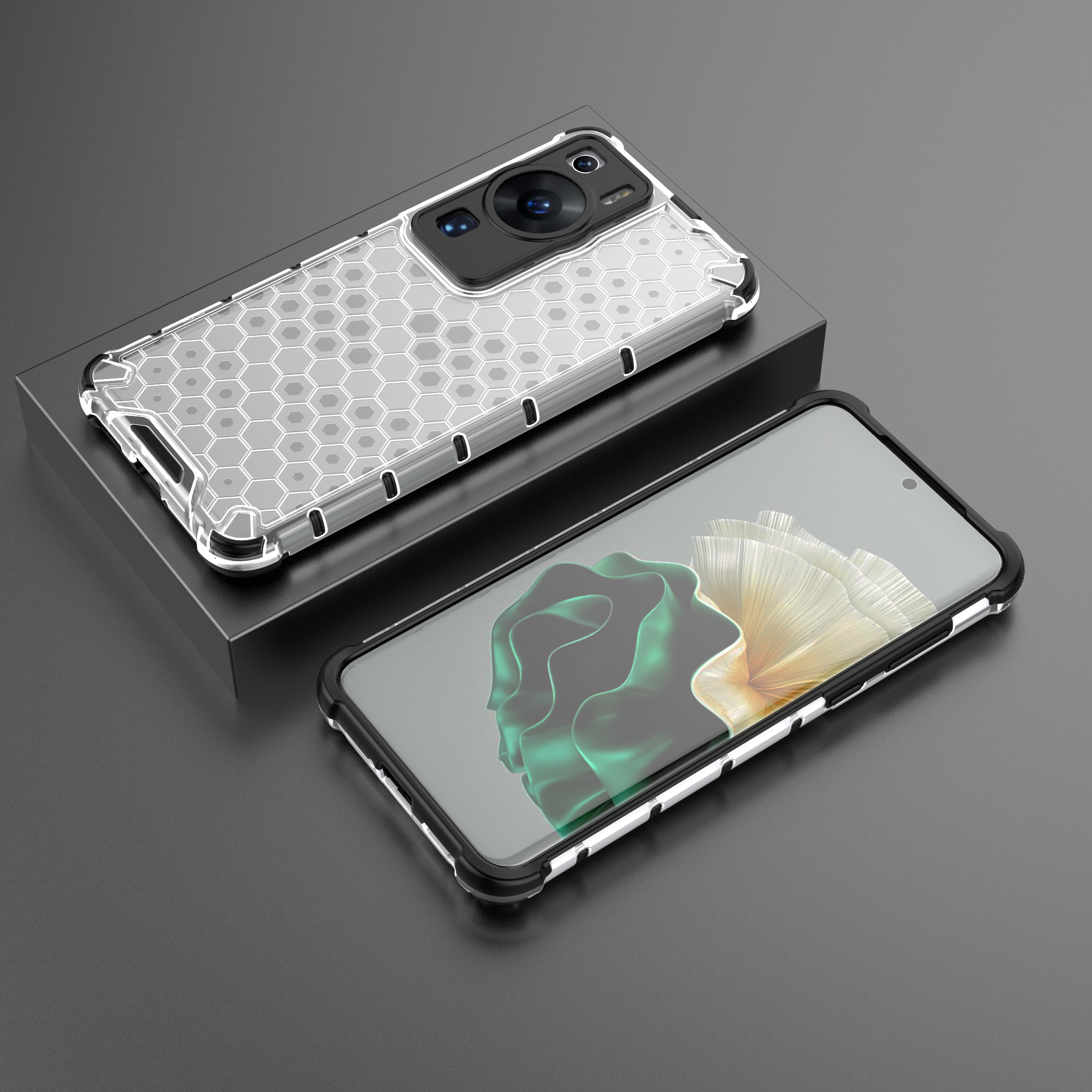 Huawei P60 / P60 Pro Shockproof Honeycomb Cover