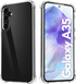 Samsung Galaxy A35 Clear Shock Resistant Armor Cover