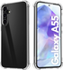 Samsung Galaxy A55 Clear Shock Resistant Armor Cover