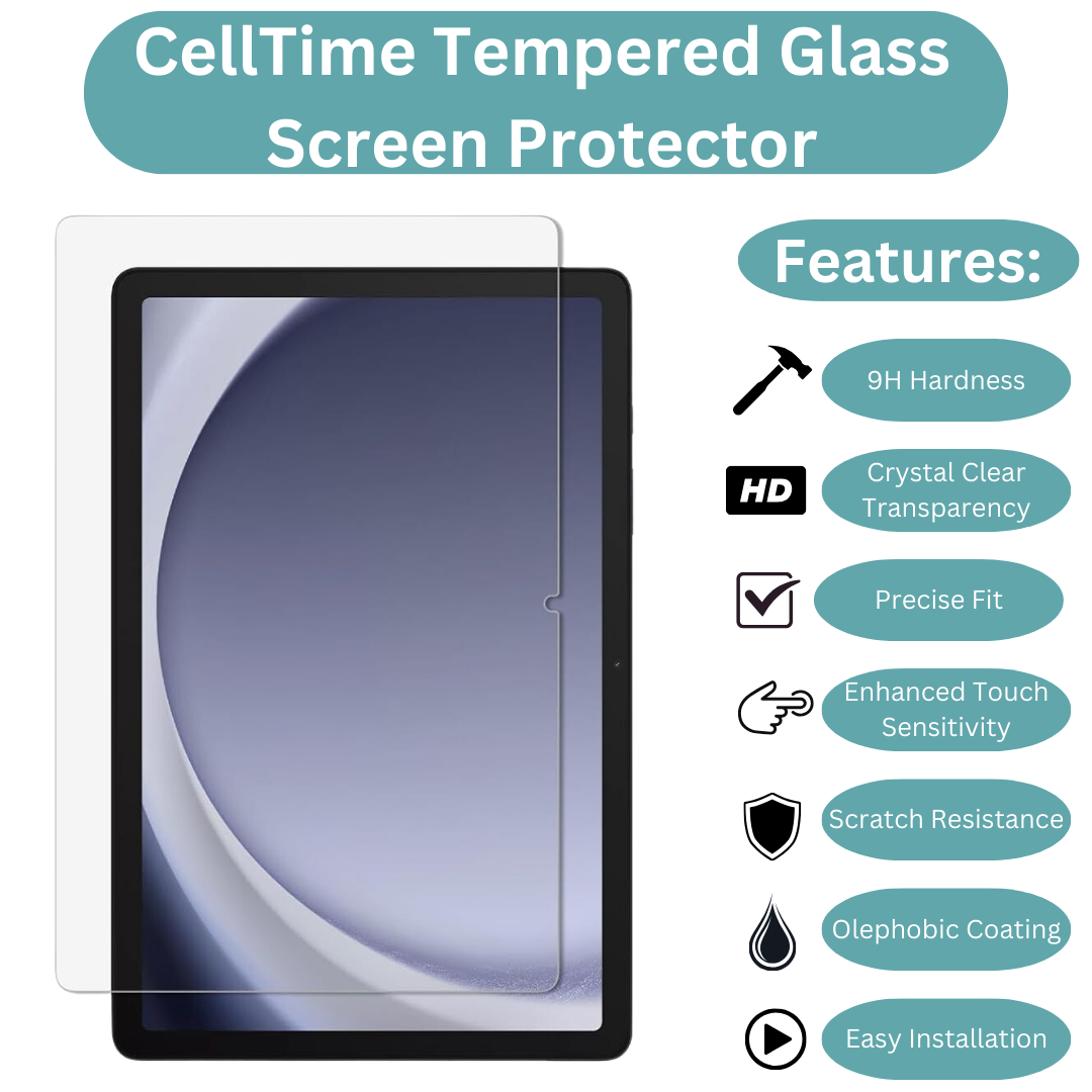 Samsung Galaxy Tab A9 plus (11") Tempered Glass Screen Guard