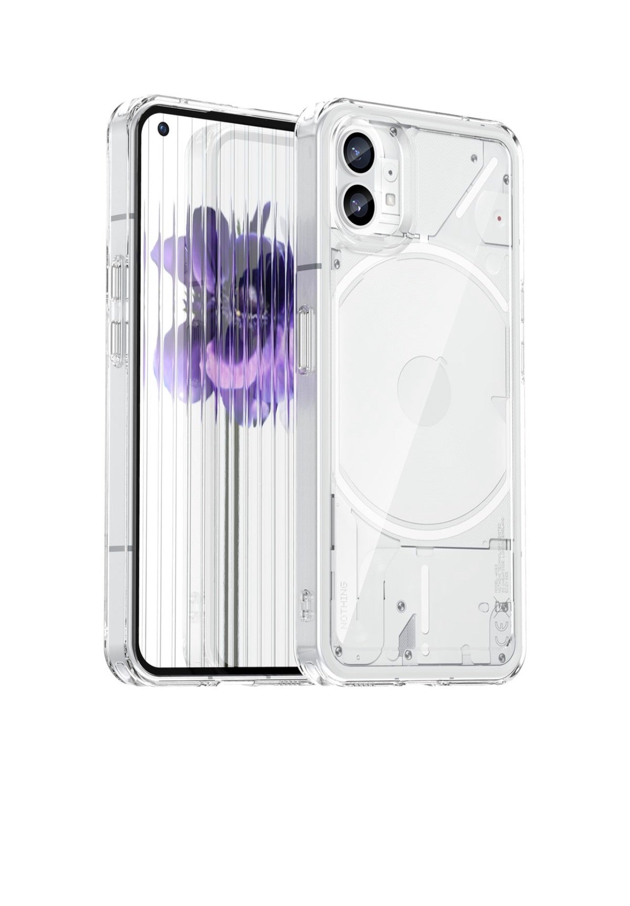 CellTime Shockproof Candy Clear Cover for Nothing Phone 1