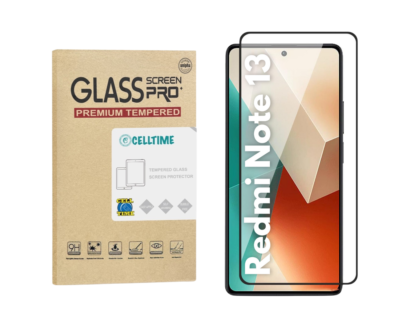 Redmi Note 13 Tempered Glass Screen Protector