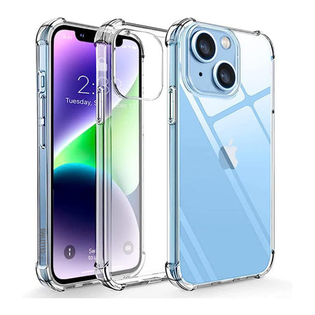 Apple iPhone 14 Series Clear Shock Resistant Armor Cover