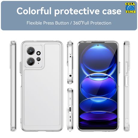 Redmi Note 12 Clear Cover - Candy Series