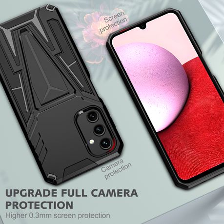 Galaxy A14 V-Armor Shockproof Kickstand Cover