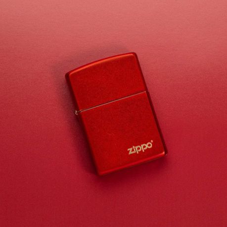 Zippo - Classic Metallic Red Zippo Logo