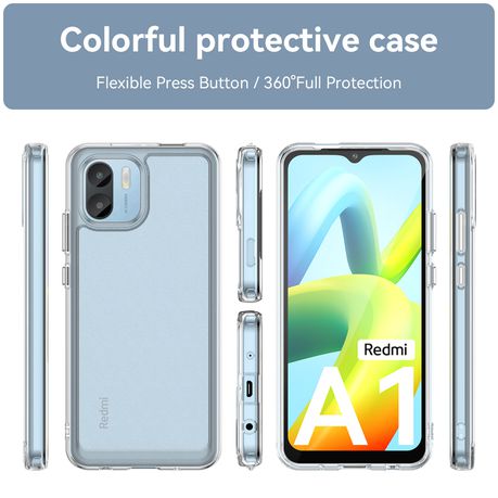Redmi A2 / A1 Shockproof Candy Series Clear Cover