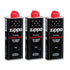 Zippo Premium Lighter Fluid 125ml x 3