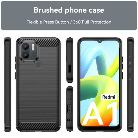 Redmi A2 Plus / A1 Plus Carbon Fiber Design Cover