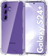 Samsung Galaxy S24 Plus Clear Shock Resistant Armor Case Cover