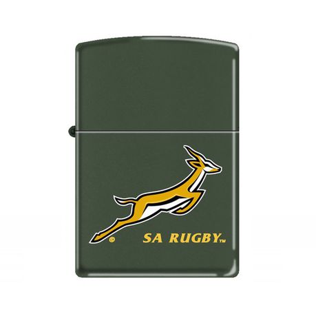 Zippo Lighter SA Rugby Lighter - Green