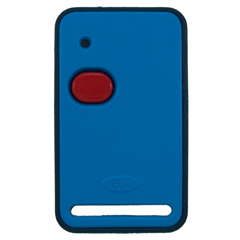 ET Blu 1 button remote transmitter