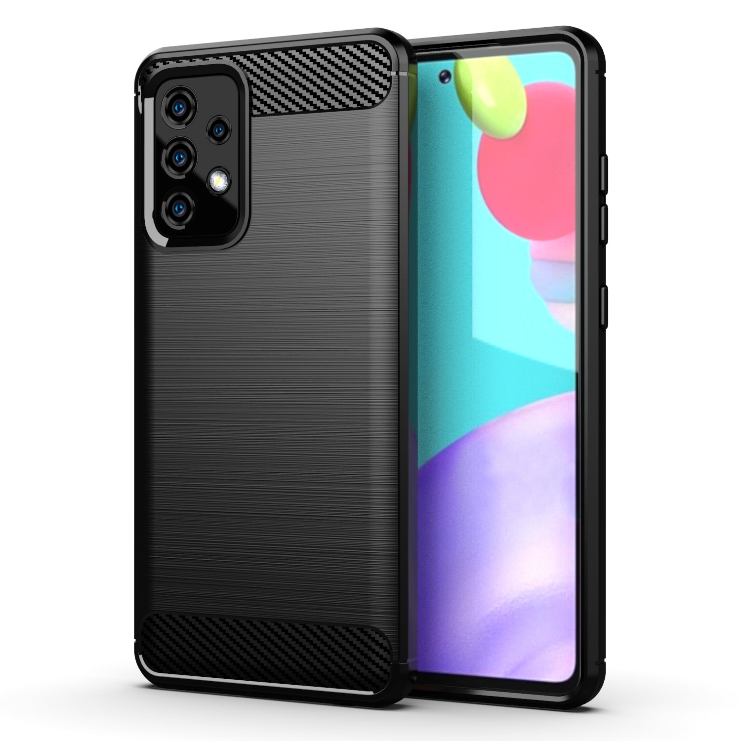 CellTime™ Galaxy A52 Shockproof Carbon Fiber Design Cover