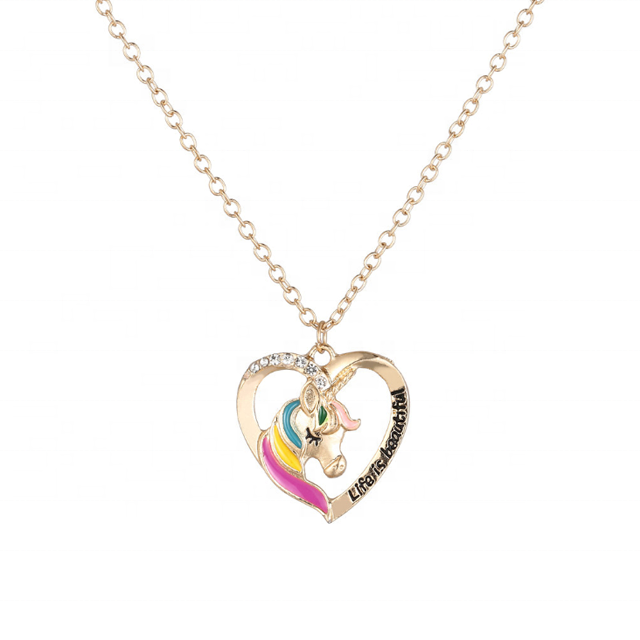 Cute 2025 unicorn necklace