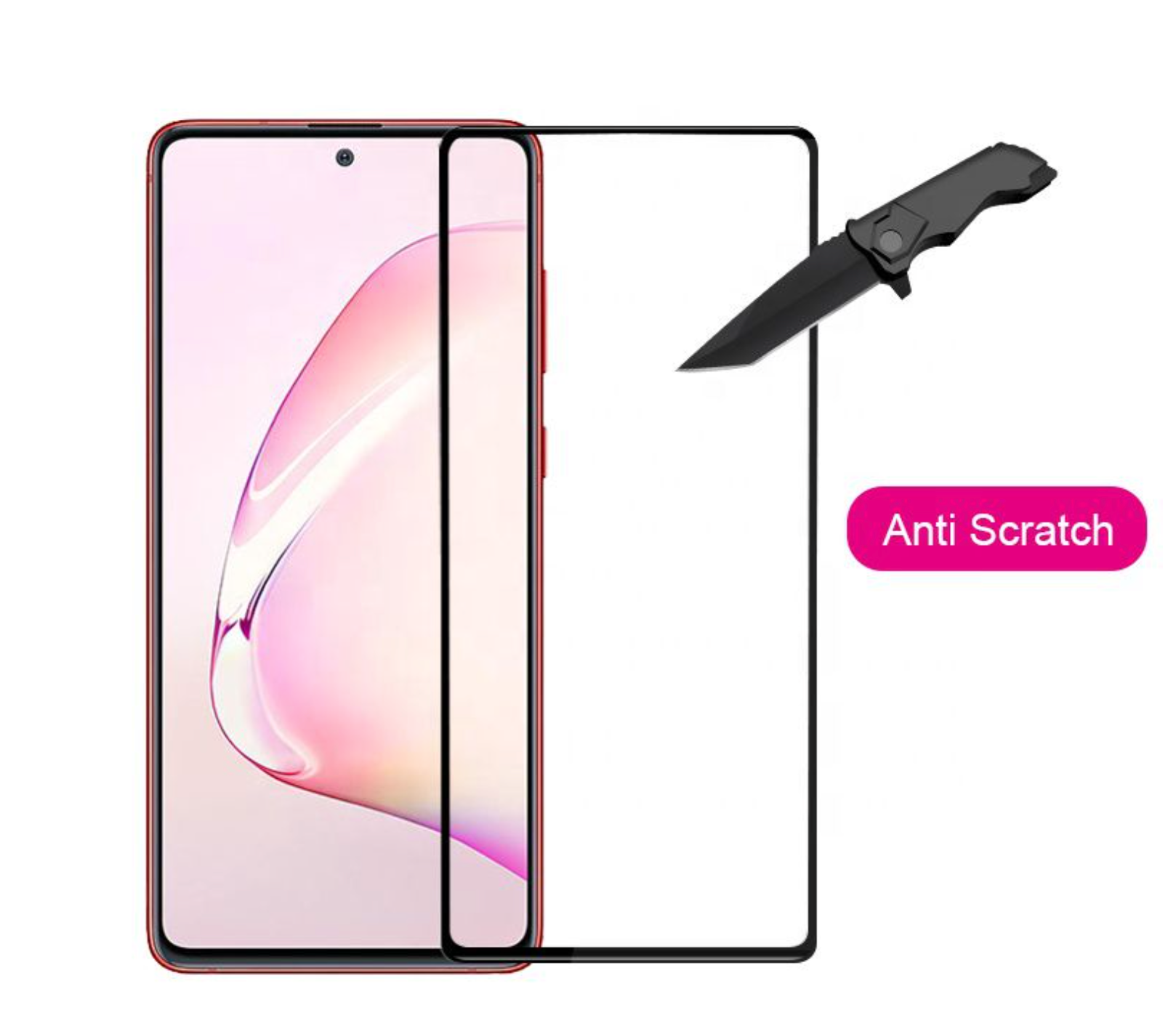 CellTime™ Full Tempered Glass Screen Guard for Samsung Galaxy Note 10 Lite