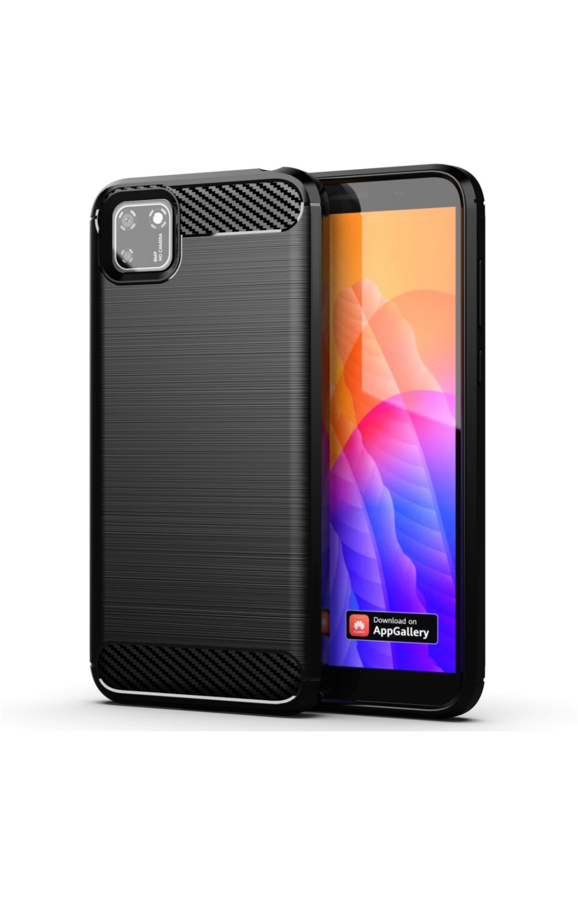 Huawei Y5P Shockproof Carbon Fiber Design Cover