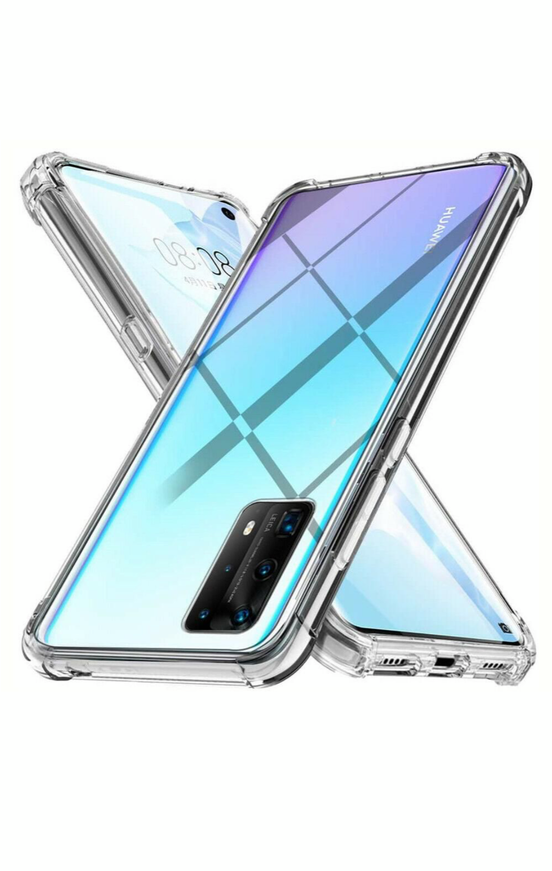 Huawei P40 Pro Clear Shock Resistant Armor Cover