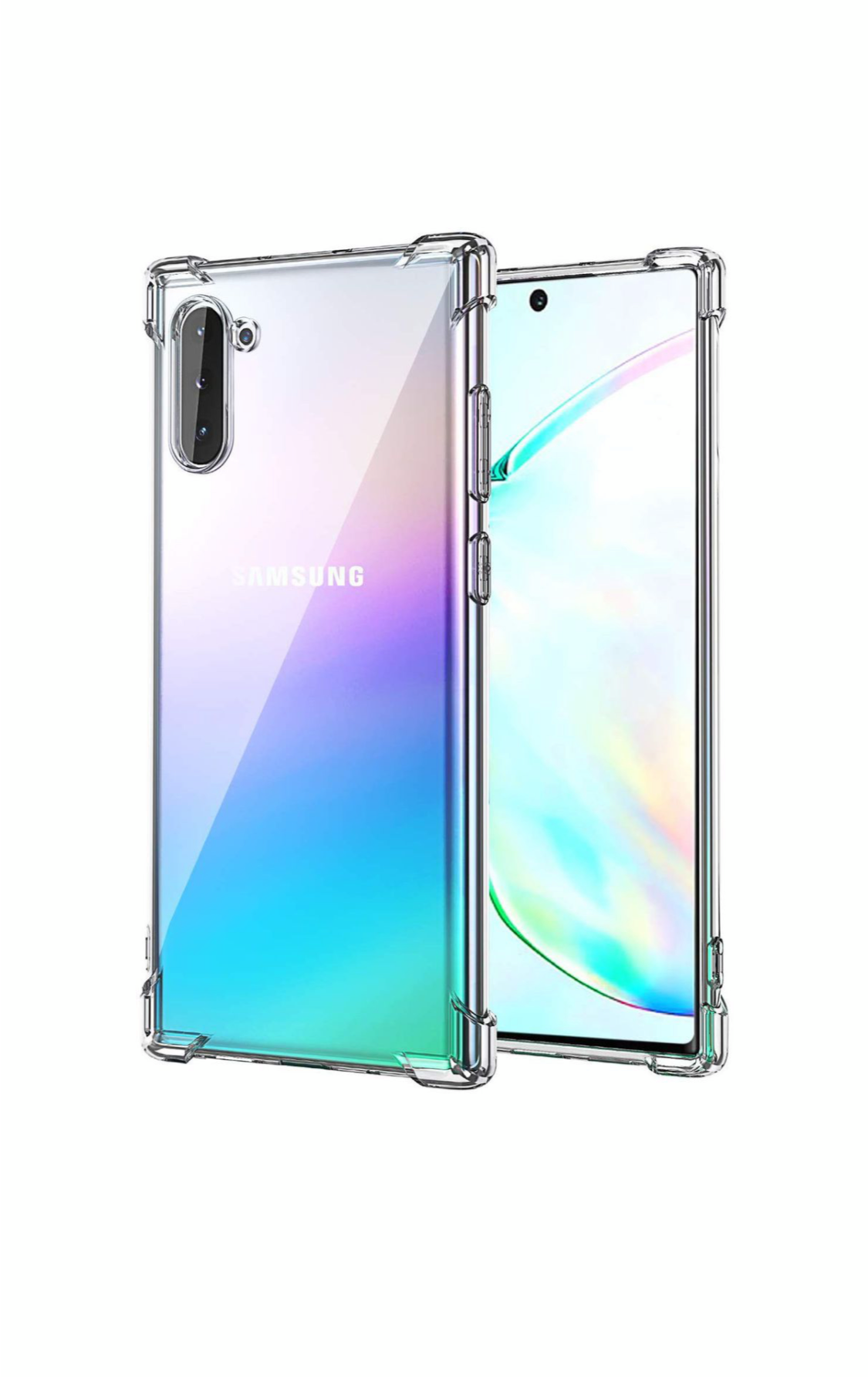 CellTime Galaxy Note 10 Clear Shock Resistant Armor Cover