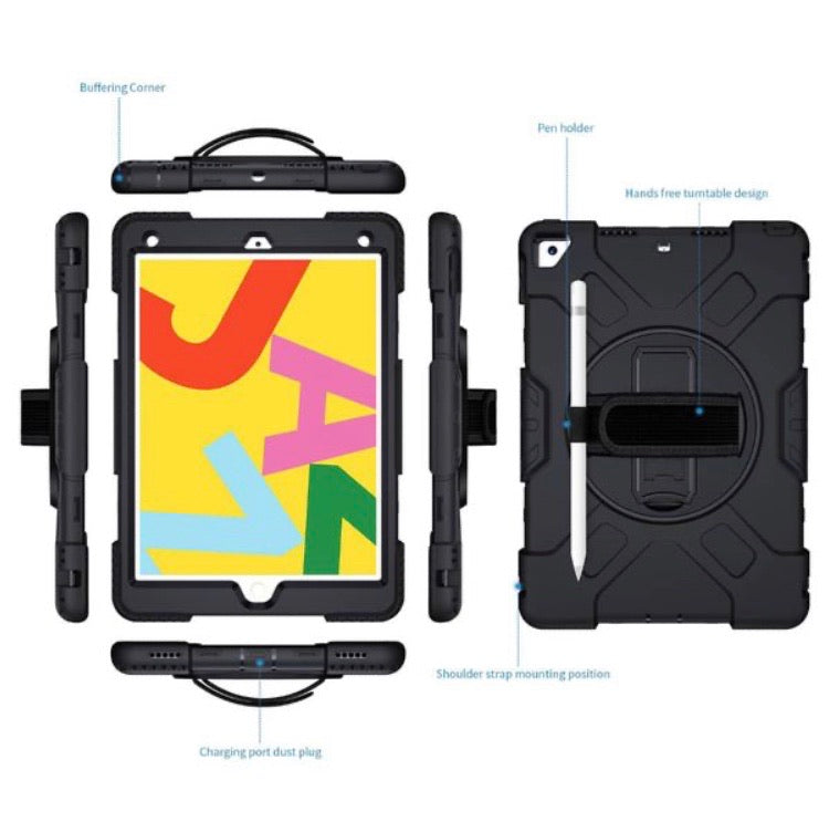 CellTime KingKong Xia Shockproof Rugged Cover for iPad 10.2 inch (7th Gen / 8th Gen / 9th Gen)