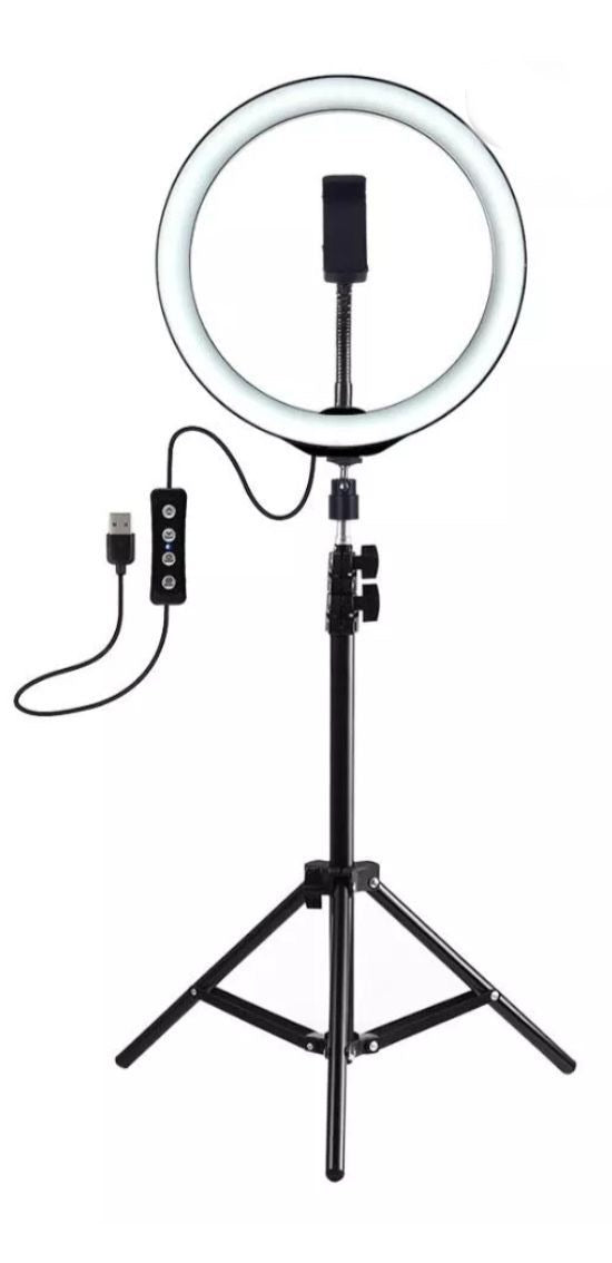 Selfie Ring Light 8” with Tripod Stand Desk stand Cellphone Holder
