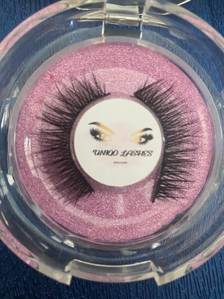 Uniqo 3D Mink Fur Eye Lashes - (W-20)