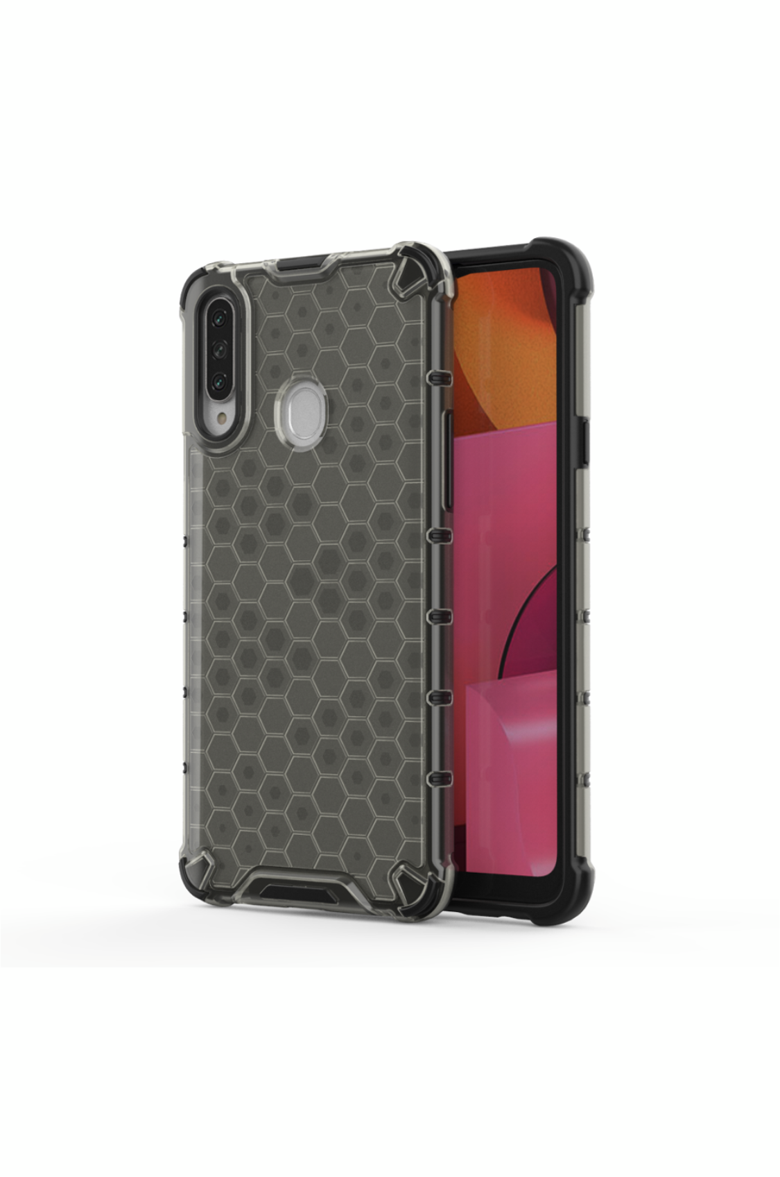 Huawei Y6P Shockproof Honeycomb Cover - Grey