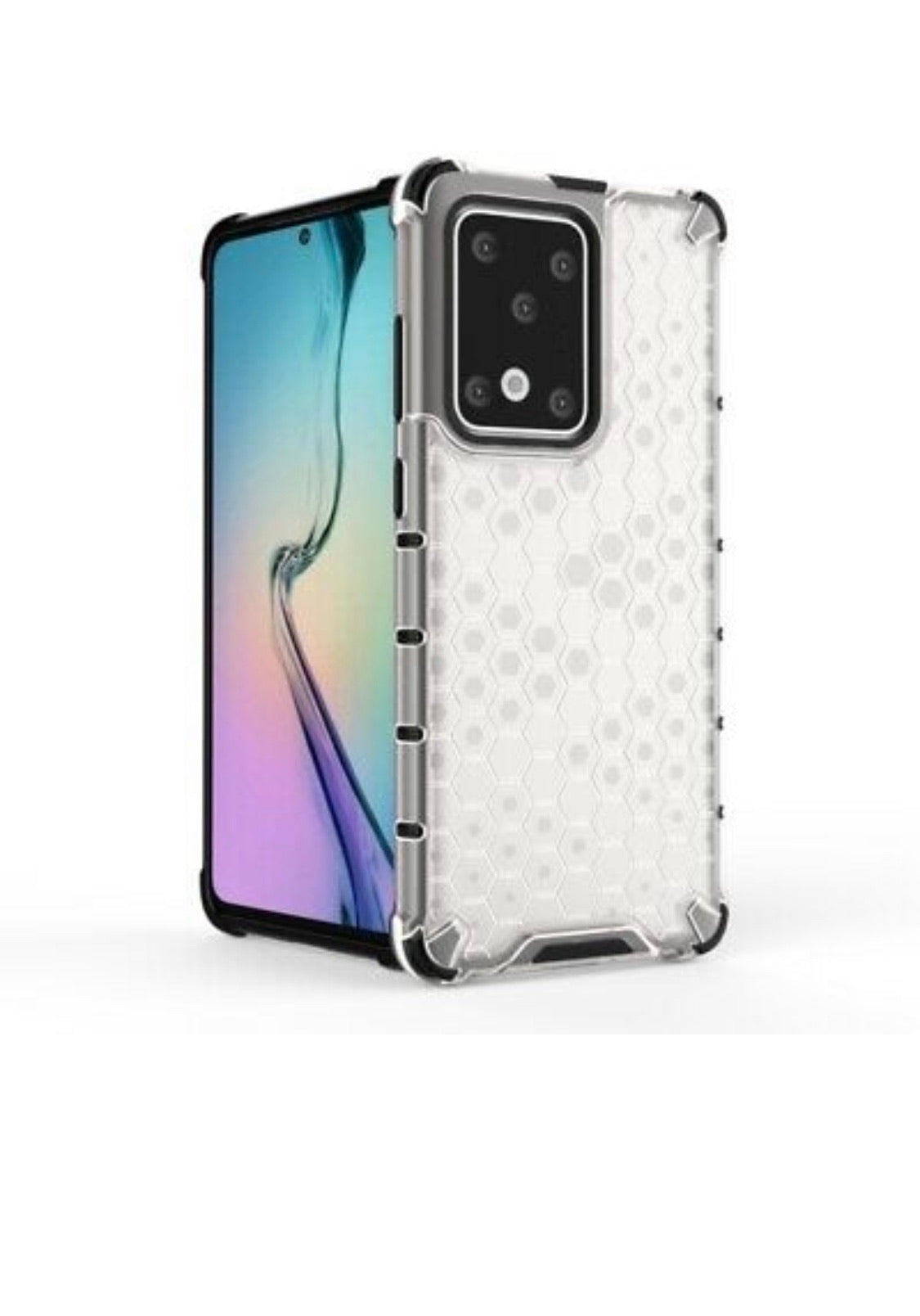 Huawei P40 Pro Shockproof Honeycomb Cover Clear