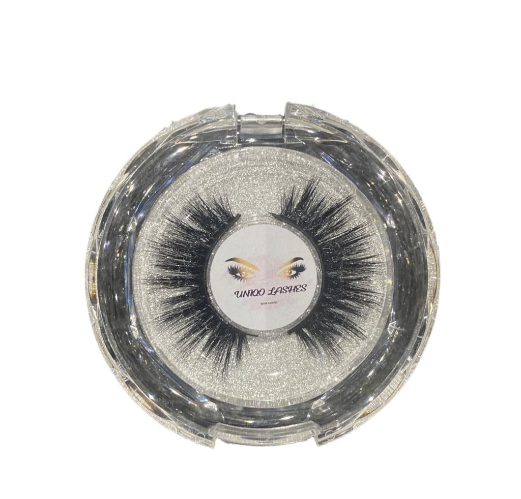 Uniqo 3D Mink Fur Eye Lashes - (3D-25)