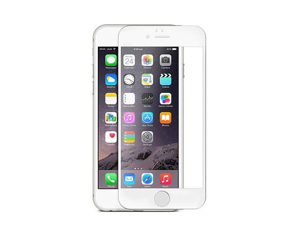 CellTime™ Full Tempered Glass Screen Guard for iPhone 6 Plus - White