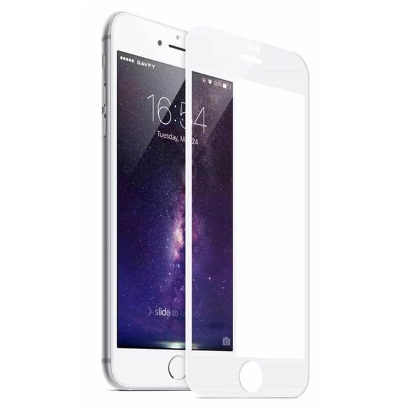 CellTime™ Full Tempered Glass Screen Guard for iPhone 6 / 6s - White