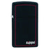 Zippo Lighter - Slim Black Matte with Red Border