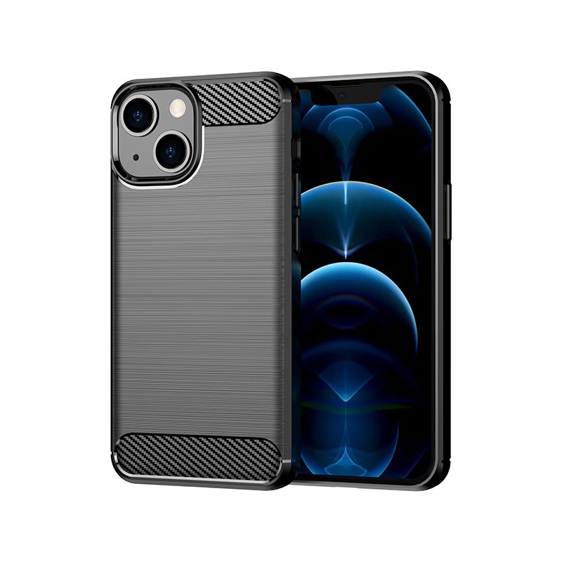 iPhone 13 Shockproof Carbon Fiber Design Cover