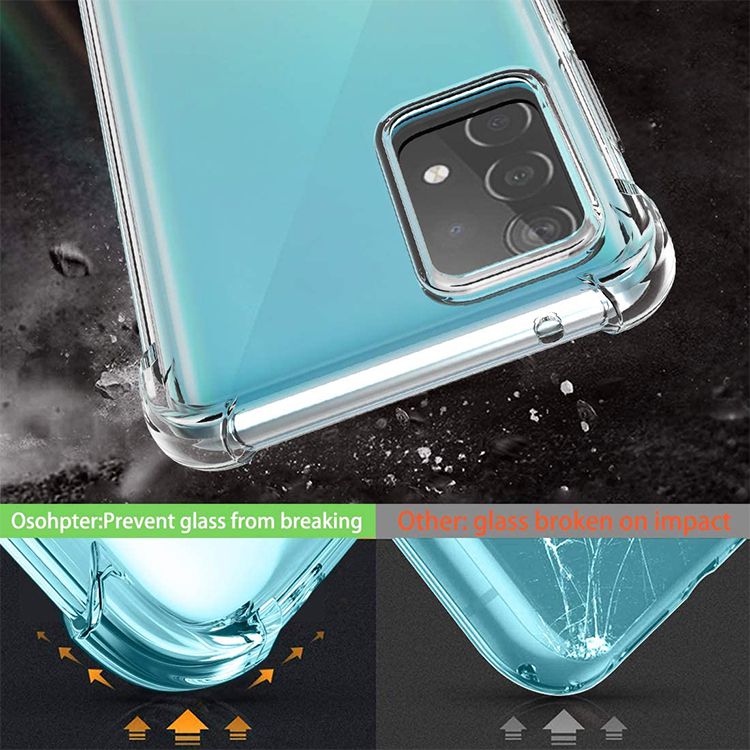 CellTime™ Galaxy A52 Clear Shock Resistant Armor Cover