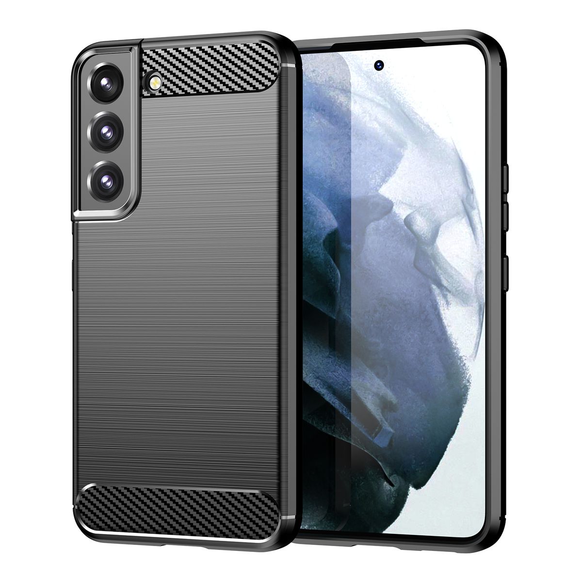 CellTime Galaxy S22 Plus Shockproof Carbon Fiber Design Cover