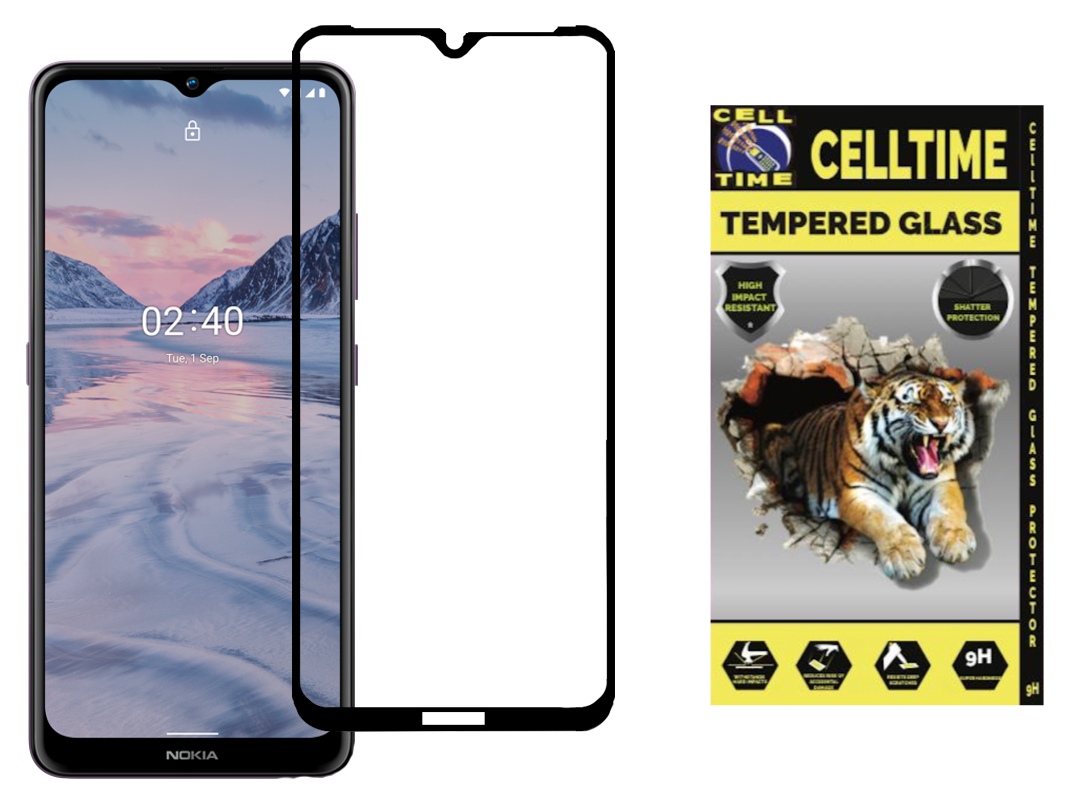 CellTime™ Full Tempered Glass Screen Guard for Nokia 2.4