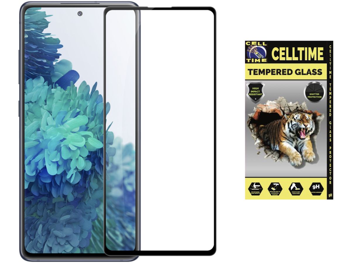 CellTime™ Full Tempered Glass Screen Guard for Galaxy S20 FE ( Fan Edition)
