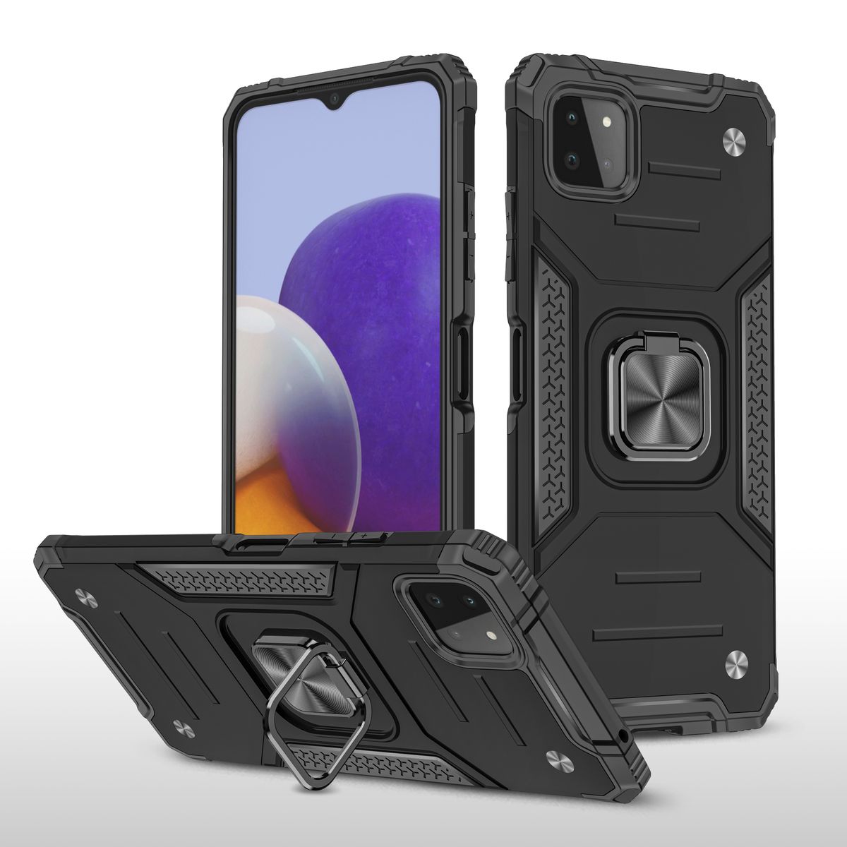 CellTime™ Galaxy A22 5G Shockproof Kemeng Armor Kickstand Cover