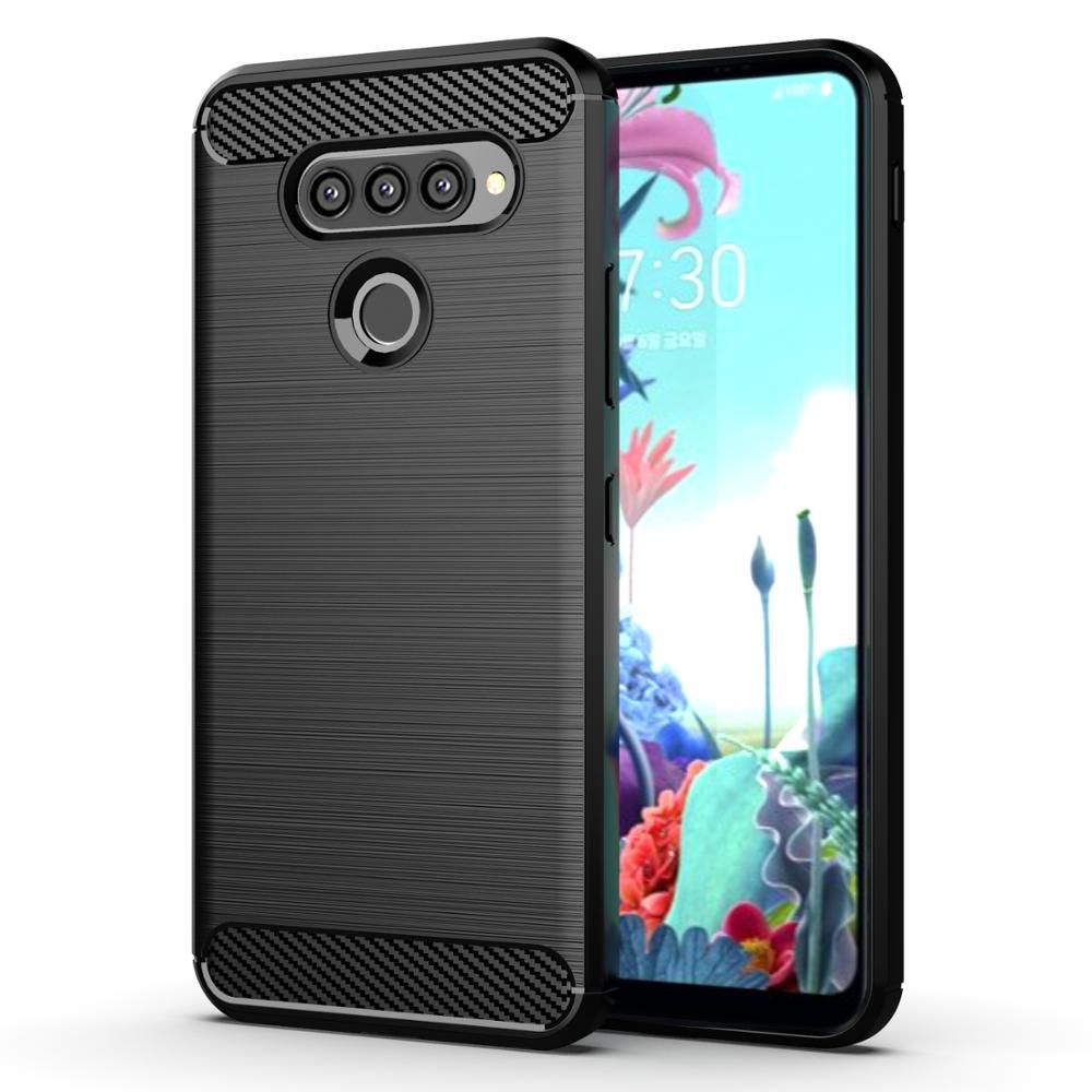 CellTime LG V50 ThinQ Shockproof Carbon Fiber Design Cover