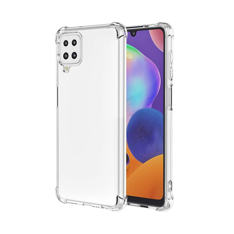 CellTime™ Galaxy A12 Clear Shock Resistant Armor Cover