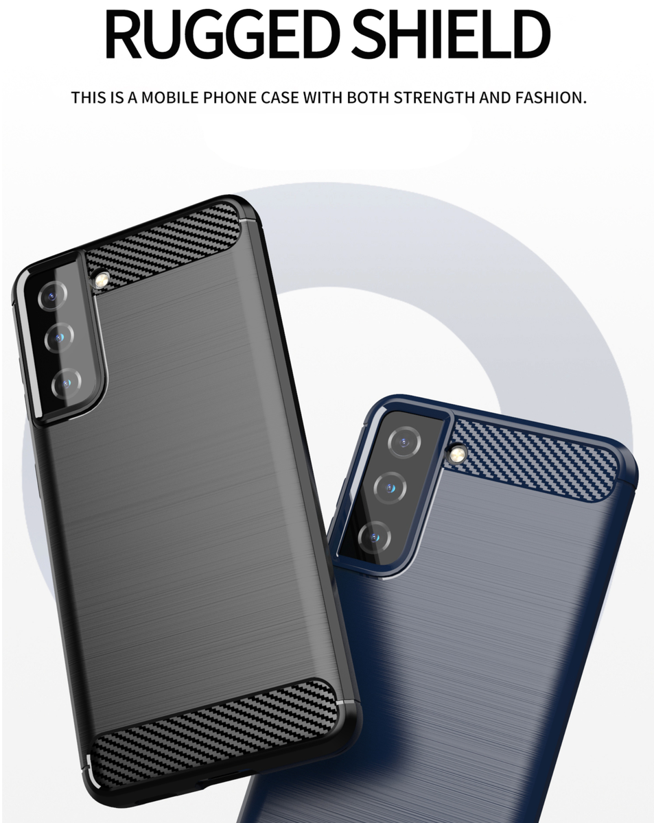 CellTime™ Galaxy S21 Plus Shockproof Carbon Fiber Design Cover
