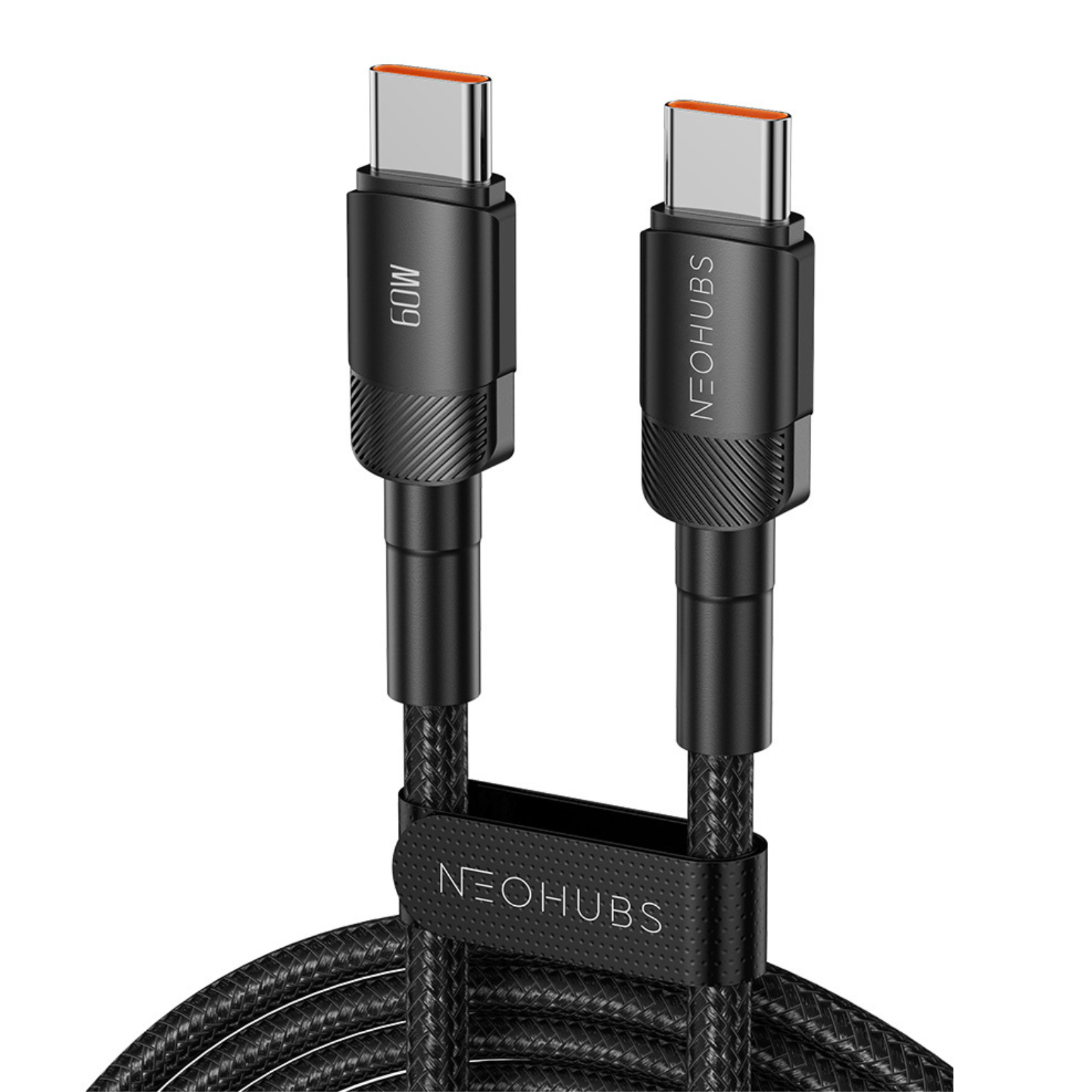 NEOHUBS Flow X USB-C to USB-C Type-C Fast Charger Cable - 60W, 3A