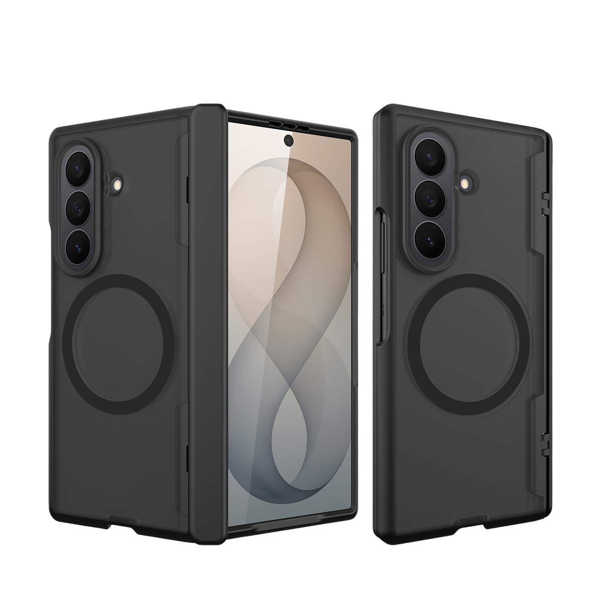 CellTime Case Compatible with Galaxy Z Fold 8 Ultra Frostix Magnetic Cover