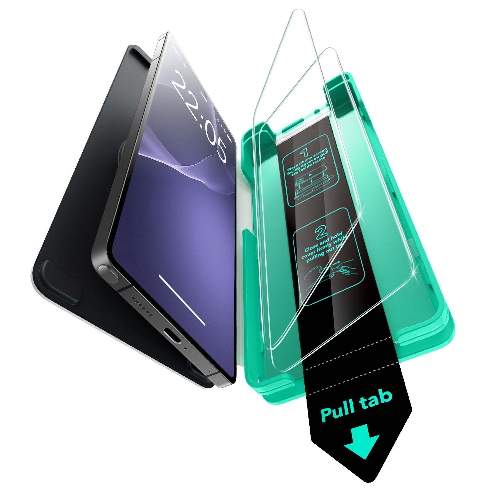 ESR Armorite Glass Screen Protector Compatible with Galaxy S25 Ultra-2 Pack