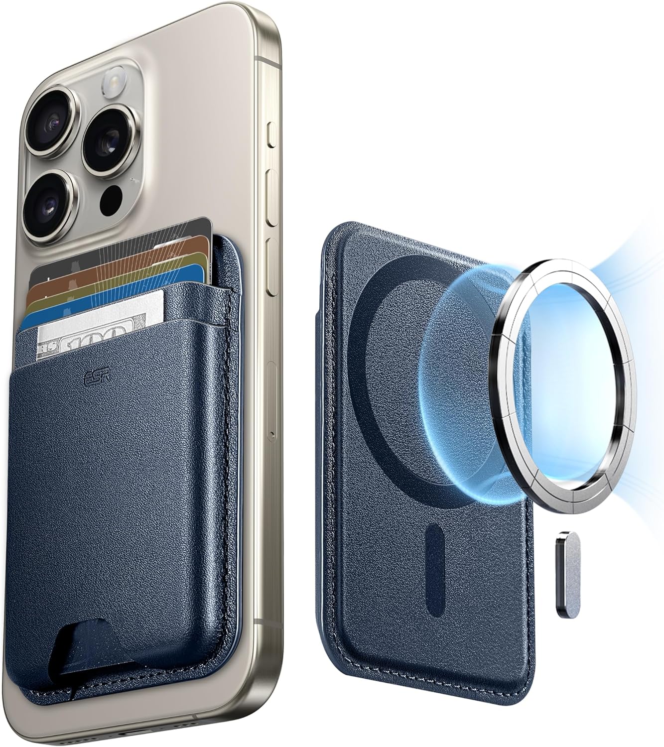 ESR Boost MagSafe Wallet Compatible with iPhone 16 / 15 / 14 / 13 / 12 Series