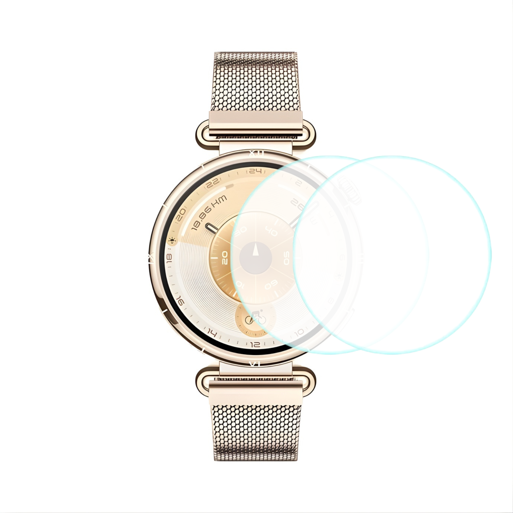 CellTime Screen Guard Compatible with Huawei Watch GT 6 41mm - 2 Pack